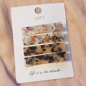 Loft Resin Hair Clips, Barettes